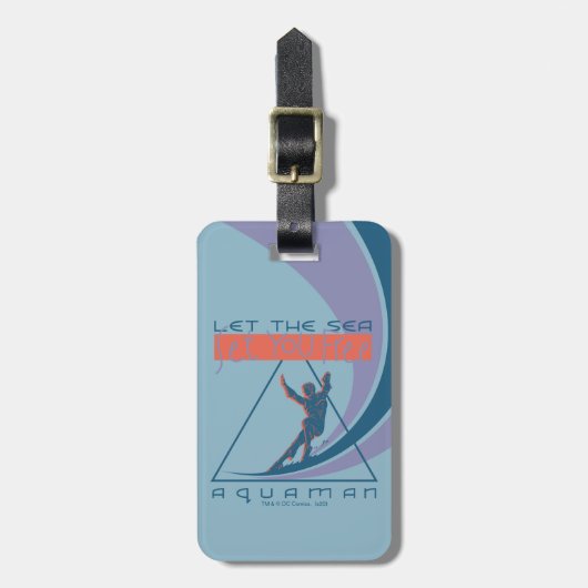 アクアマン |海があなたを自由にする ラゲッジタグ (正面縦)