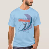 アクアマン |海があなたを自由にする Tシャツ (正面)