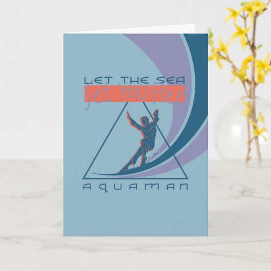 アクアマン|海に自由を与えよう カード (黄色い花)