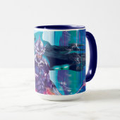 アクアマン |海マスターKing Orm屈折グラフィック マグカップ (正面右)