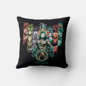 アクアマン | "王国の統一"アトランティスの民グラフィック クッション (裏面)