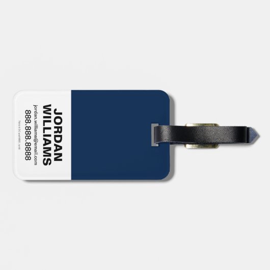 アクアマン|王様オーム対メラ&アクアマン ラゲッジタグ (裏面横)