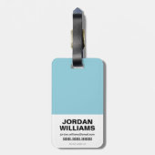 アクアマン| "現在のガイドを使う"ロゴグラフィック ラゲッジタグ (裏面縦)