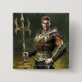 アクアマン 缶バッジ (正面)