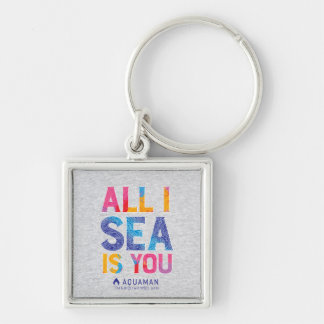アクアマン | "All I Sea Is You" カラフルペイズリー キーホルダー