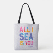 アクアマン| "All I Sea Is You" カラフルペイズリー トートバッグ (裏面)