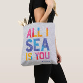 アクアマン| "All I Sea Is You" カラフルペイズリー トートバッグ (クローズアップ)