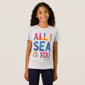 アクアマン | "All I Sea Is You" カラフルペイズリー Tシャツ (正面フル)