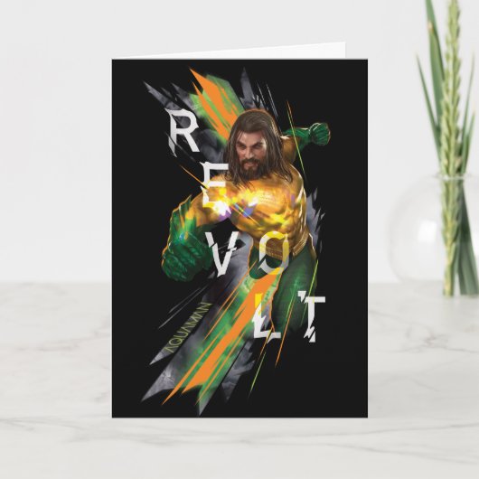 アクアマン | Aquaman "Revolt"屈折グラフィック カード (正面)