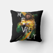 アクアマン | Aquaman "Revolt"屈折グラフィック クッション (裏面)