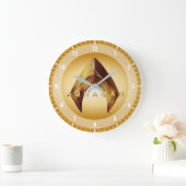 アクアマン | Golden Aquamanロゴ ラージ壁時計 (ホーム)