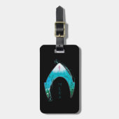 アクアマン| Meraシンボルを通る海グラフィック ラゲッジタグ (正面縦)