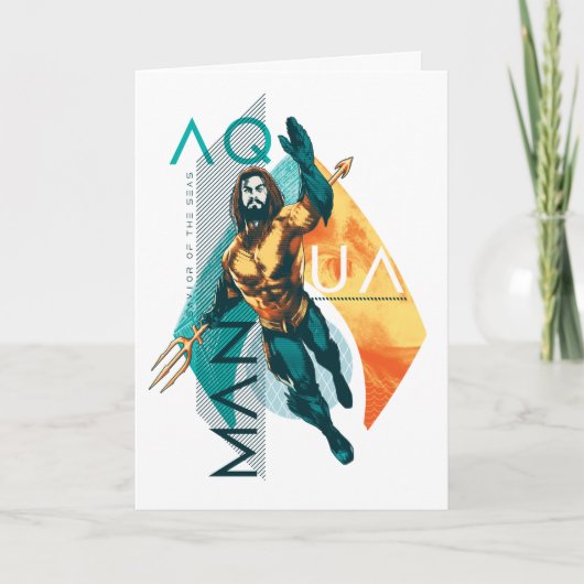 アクアマン | Modernist Aquaman Collage カード (正面)