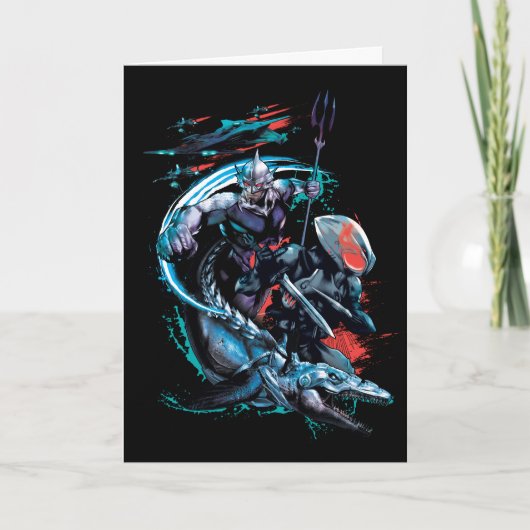 アクアマン | Orm、Black Manta、Tylosaur、Ships カード (正面)