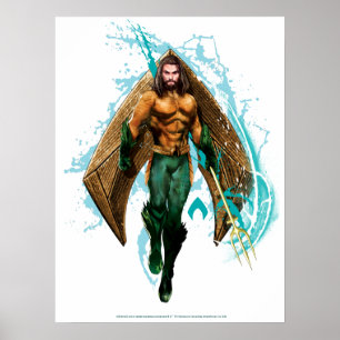 アクアマン   Prince Orin With Aquamanロゴ ポスター