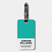 アクアマン | Prince Orin With Aquamanロゴ ラゲッジタグ (裏面縦)