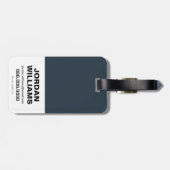 アクアマン| Xebel King Nereusグラフィック ラゲッジタグ (裏面横)