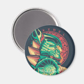 アクアマン Xebel King Nereus Graphic マグネット (正面/裏面)