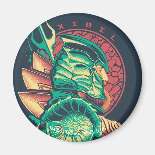 アクアマン Xebel King Nereus Graphic マグネット (正面)