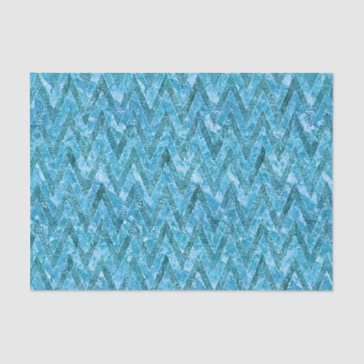 アクアマーブルシェブロン 薄葉紙 (正面)