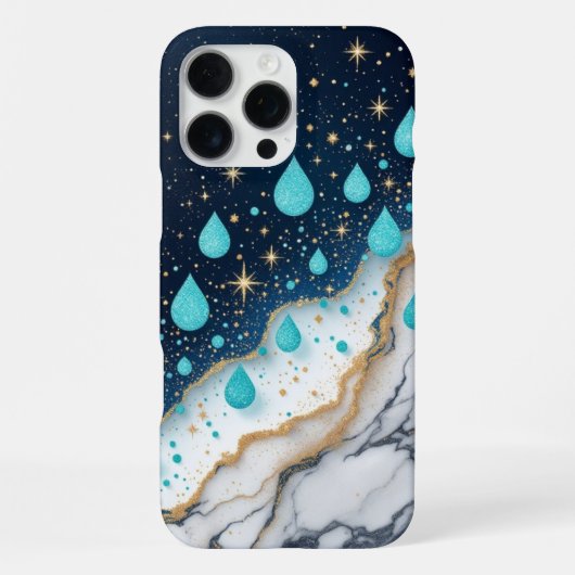 アクアマーブル iPhoneケース (裏面)