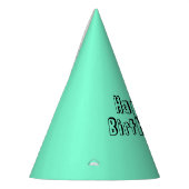 アクアマ無地のリン誕生日 パーティーハット (左)
