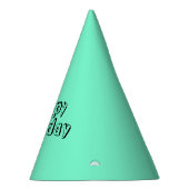 アクアマ無地のリン誕生日 パーティーハット (右)