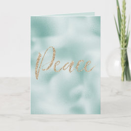 アクアミかわいらしントグリッジグリッターストライプ金ゴールドピース カード