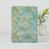 アクアミントゴールド 招待状 (スタンド正面)