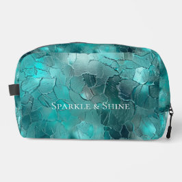 アクアミントティール(緑がかった色)グリーングラム抽象芸術 ドップキット