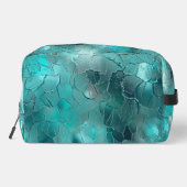 アクアミントティール（緑がかった色）グリーングラム抽象芸術 ドップキット (裏面)