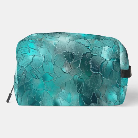 アクアミントティール（緑がかった色）グリーングラム抽象芸術 ドップキット (裏面)