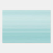 アクアミントホワイト     ラッピングペーパーシート (正面2)