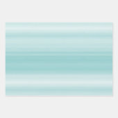 アクアミントホワイト     ラッピングペーパーシート (正面)