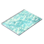 アクアミント抽象芸術 ノートブック (左側)