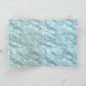 アクアミント金ゴールドグリッタースターズ カード (内部)