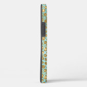 アクアミント金ゴールドグリッツグリッターレオパード Case-Mate iPhoneケース (裏面 / 右)