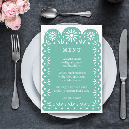 アクアメキシコパペルピカドメニュー 案内状