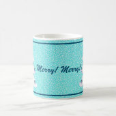 アクアメリースノーの水彩クリスマスオーナメント コーヒーマグカップ (中央)