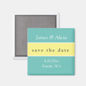 アクアモダンとイエローザデーを保存 マグネット (正面/裏面)