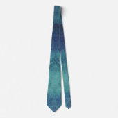 アクアモダンとパープル抽象芸術 ネクタイ (正面)