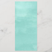 アクアモダングリーン水結婚色メニュー メニュー (裏面)