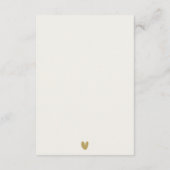 アクアモダンダスクブルー金ゴールドアゲ結婚ート詳細 エンクロージャーカード (裏面)