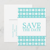 アクアモダンデコ日付はがきを保存 案内ポストカード (正面/裏面)