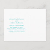 アクアモダンデコ日付はがきを保存 案内ポストカード (裏面)