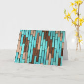 アクアモダンパタ空白のーン カード (黄色い花)