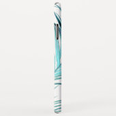 アクアモダンブルーパームフロンズウィズモノグラム Case-Mate iPhoneケース (裏面/右)