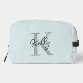 アクアモダンブルーモノグラムスクリプト ドップキット (裏面)