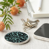 アクアモダンブルー生化学生命は複雑である キーホルダー (側面)