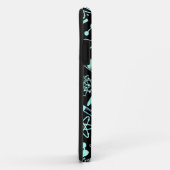 アクアモダンブルー生化学生命は複雑である Case-Mate iPhoneケース (裏面/右)